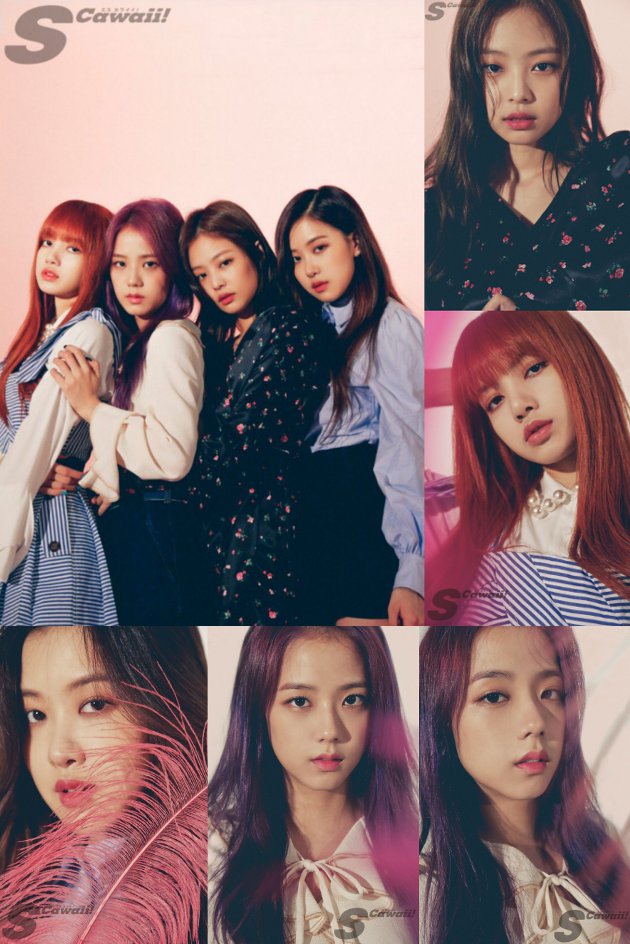 Tampil Cantik dan Misterius di Pemotretan Black Pink  