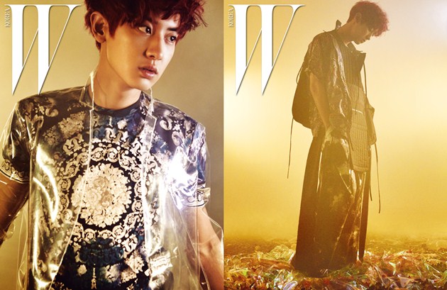 Pakai Jaket Plastik di Majalah Chanyeol Tetap Ganteng 