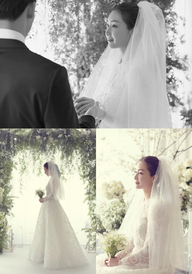  gaun pengantin yg cantik choi ji woo cantik pakai gaun 