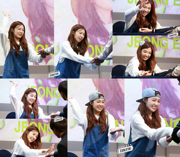 Ini Alasan Eun  Ji  A Pink Pukul Fans di Acara Fansign