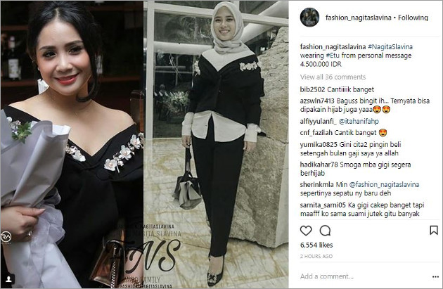 Karya Desainer Lokal Terungkap Harga  Baju  Cantik Nagita 