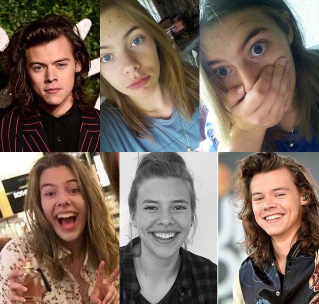 Mirip Harry Styles Gadis Ini Bikin Heboh Fans 1d