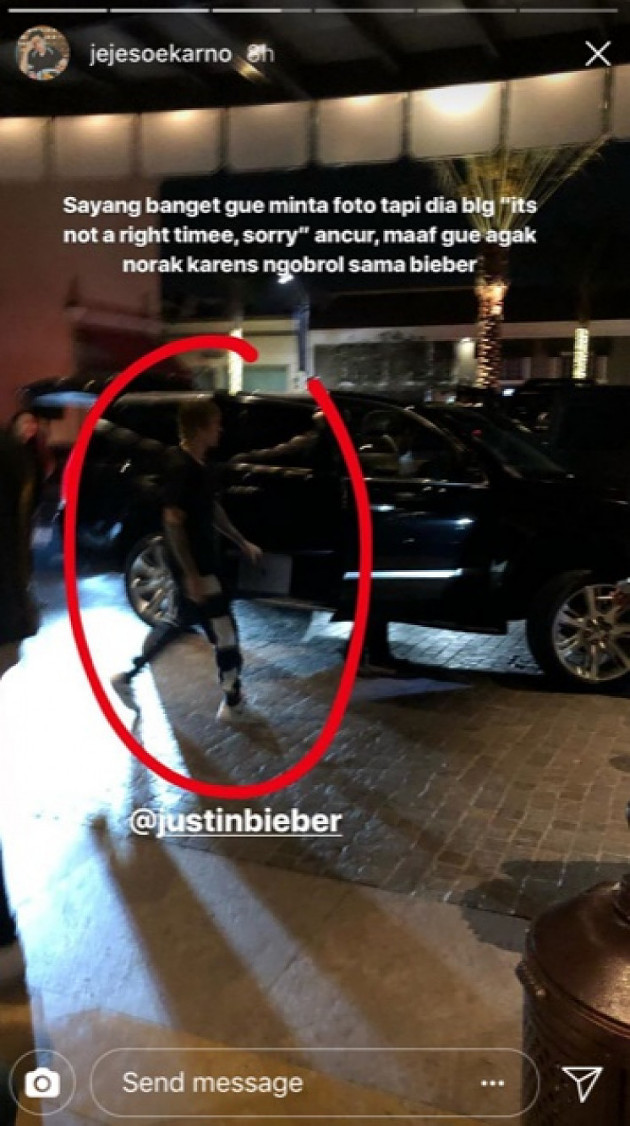 Ketemu Justin Bieber, Adik Ricky Harun Baper Ditolak Foto 