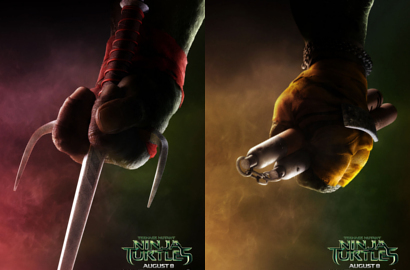 Intip Poster Karakter Unik Kura-Kura Ninja di Film 'Ninja Turtles'