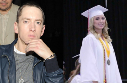 Putri Eminem Lulus SMU dengan Predikat Cum Laude