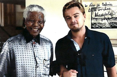 Leonardo DiCaprio Tempuh Jalur Hukum Demi Fotonya dengan Nelson Mandela