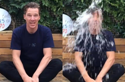 Benedict Cumberbatch Lakukan 'Ice Bucket Challenge' 6 Kali