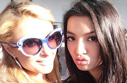 Raline Shah Pamer Selfie 'Duckface' Bareng Paris Hilton