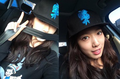 Park Shin Hye Selca Kenakan Topi dan Kaos 'Pinocchio'