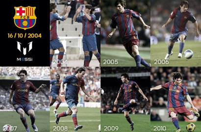 Lionel Messi Pamer Foto Catatan Karir di Perayaan 10 Tahun Bareng Barcelona
