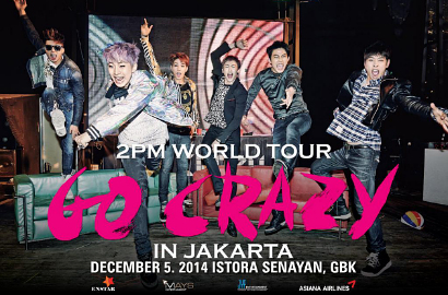 Inilah Seat Plan dan Harga Tiket Konser 'Go Crazy' 2PM di Jakarta