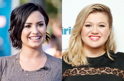 Kelly Clarkson Janji Akan Duet dengan Demi Lovato
