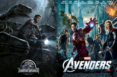 'Jurassic World' Kalahkan 'The Avengers' untuk Pendapatan Terbanyak