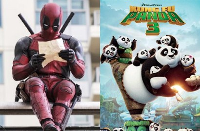 'Deadpool' Berhasil Geser 'Kung Fu Panda 3' dari Puncak Box Office