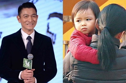 Ikut Rayakan Hari Ayah, Andy Lau Dapat Kado Imut dari Sang Putri