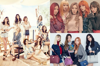 Daebak! Red Velvet-Black Pink cs Kalahkan SNSD Jadi Girlband Reputasi Terbaik