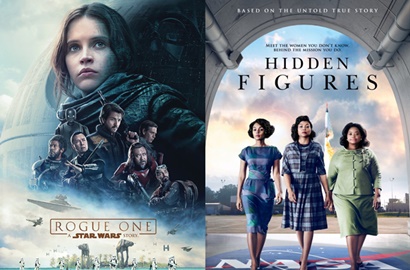 'Rogue One' Nyaris Disalip 'Hidden Figures' di Box Office AS