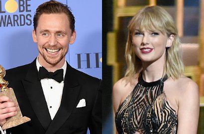 Tom Hiddleston Raih Piala Gloden Globe Pertama, Begini Reaksi Taylor Swift
