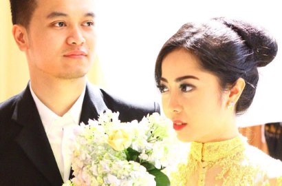 Menikah Hari Ini, Cantiknya Karina Salim Kenakan Kebaya 