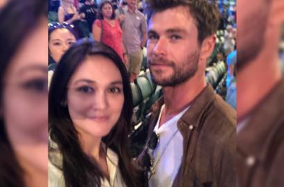Luna Maya Grogi dan Gemetaran Saat Selfie Bareng Chris 'Thor' Hemsworth
