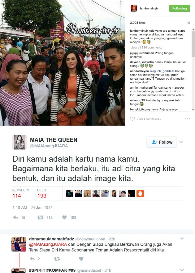 Mulan Jameela Dibully Soal 'Penampakan Tangan' Akibat 