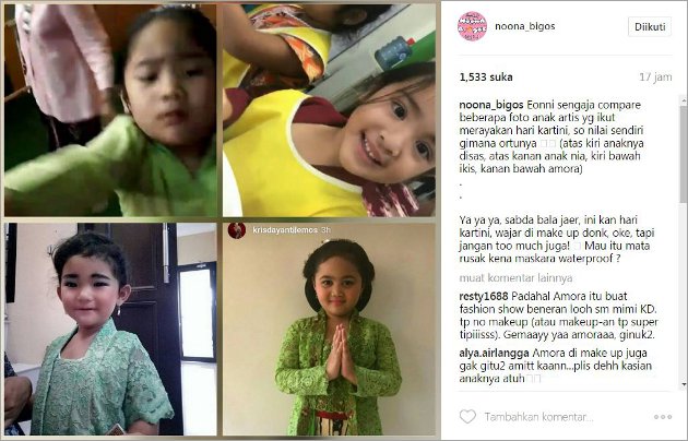 Putri Ayu Ting Ting Menor, Ini Gaya Anak KD, Nia Ramadhani 