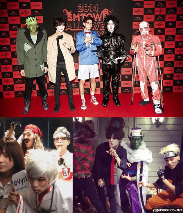 Tak Jaim, Netter Pilih SHINee Jadi Grup KPop dengan Kostum Halloween