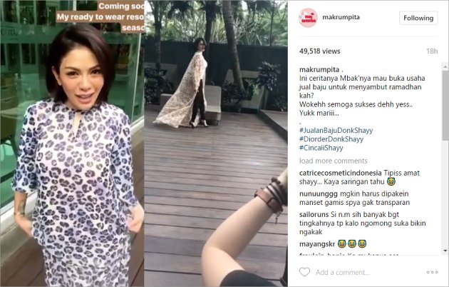 Nikita Mirzani Jual Baju Edisi Ramadan Netizen Berubah 