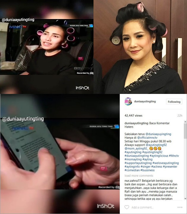 Tiru Pakai Roll  Rambut  Ala  Nagita  Ayu Ting Ting Bohong 