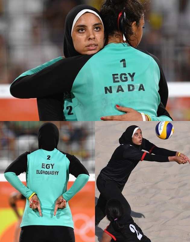 Hebat Hijab Tak Halangi Atlet Ini Ikuti Olimpiade Voli Pantai