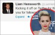 Liam Hemsworth Gabung Twitter Tapi Belum Follow Akun Miley Cyrus