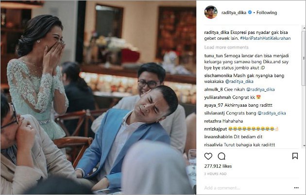 Raditya Dika 'Menyesal' Lamar Annisa Aziza, Netter Sindir 