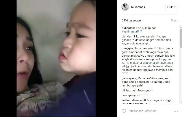 Beredar Video Rafathar Panggil Raffi Ahmad Sebelum Tidur ...