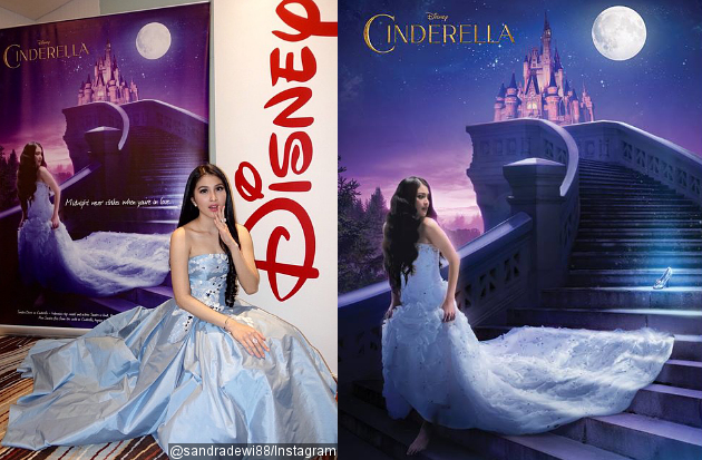 Sandra Dewi Bangga Ditunjuk Disney Sebagai Cinderella