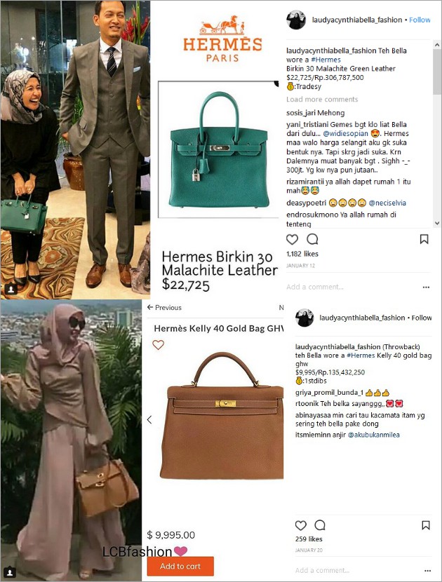 Tak Kalah Mahal dari Punya Nagita Harga Tas Laudya 