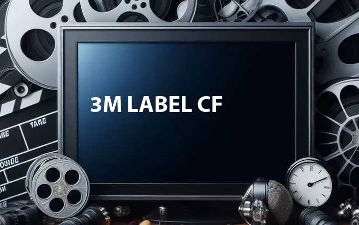 3M Label CF