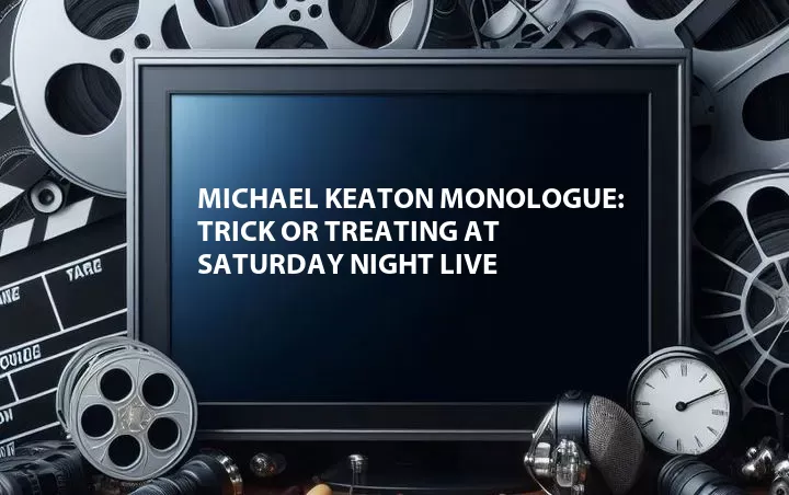 Michael Keaton Monologue: Trick or Treating at Saturday Night Live