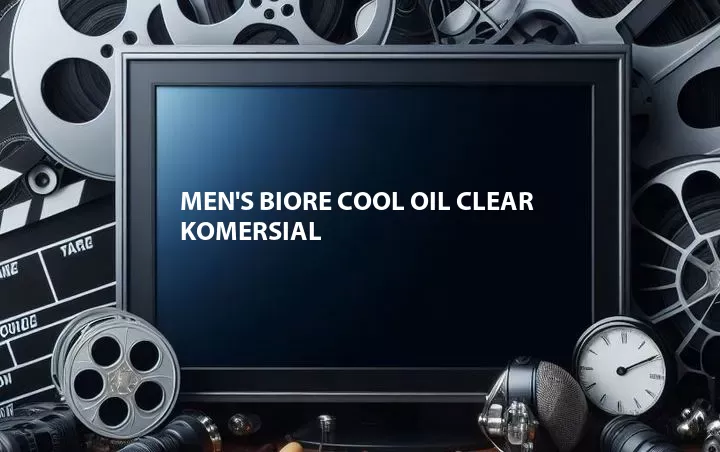 Men's Biore Cool Oil Clear Komersial